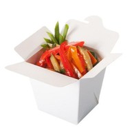 Хрустальная лапша с креветкой и овощами Фото