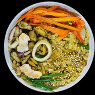 Рис с морепродуктами Фото
