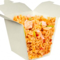 Тепаньяки рис с морепродуктами Фото