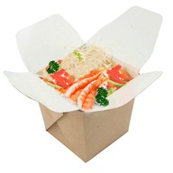 Рисовая лапша с морепродуктами Фото