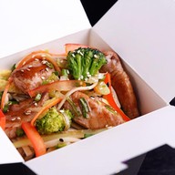 Острый Удон с курицей Фото