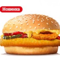 Родео чикен гамбургер Фото