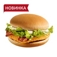 Чикенбургер с беконом Фото