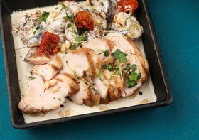 Куриная грудка в сливочном соусе - Фото