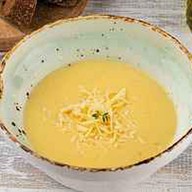 Сырный суп с беконом Фото