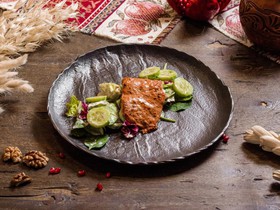 Салат с ароматным судаком - Фото