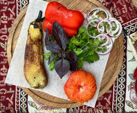 Шашлык из овощей - Фото