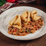 Домашние блинчики с мясом Фото