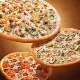 Три пиццы с Маргаритой - Фото