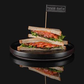 Сэндвич с малосоленой семгой - Фото