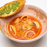 Лигурийский суп буридда с рыбой Фото