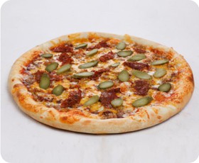 Шеф мясная BBQ пицца - Фото