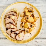 Буженина с яблочным пюре Фото