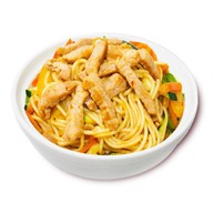 Яичная лапша с курицей Фото