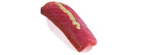 Суши с тунцом и соусом гуакамоле - Фото