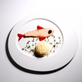 Филе лосося с рисом - Фото