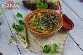 Суп с говядиной и водорослями - Фото