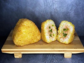 Онигири-Темпура с лососем - Фото