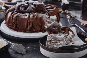 Торт Блинный шоколадный - Фото