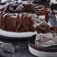 Торт Блинный шоколадный Фото