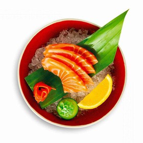 Сашими с копченым лососем - Фото