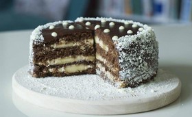 Торт мини шоколадно-банановый - Фото