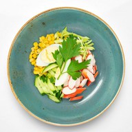 Крабовый салат Фото