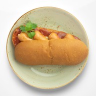 Бутерброд с сосиской Фото