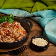 Рис wok со свининой Фото