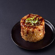Рис с курицей в соусе терияки Фото