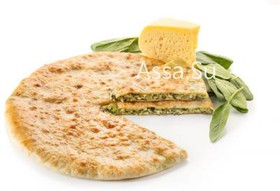 Пирог с сыром и листьями черемши - Фото