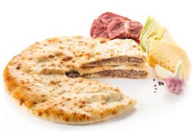 Пирог с говядиной, капустой, сыром - Фото