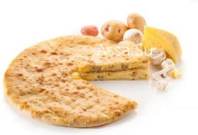 Пирог с сыром, грибами, картошкой - Фото