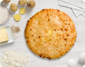 Осетинский пирог с сыром и картошкой - Фото