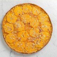 Пирог апельсиновый с миндалем Фото