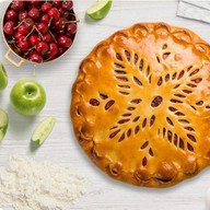 Пирог с яблоком и вишней (сдобное тесто) Фото