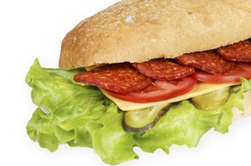 Сэндвич с пепперони - Фото