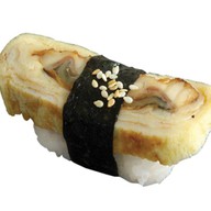 Омлет с копченым угрем суши Фото