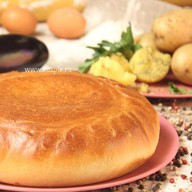 Пирог с картофелем и баклажанами Фото