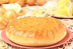 Пирог с картофелем и луком - Фото