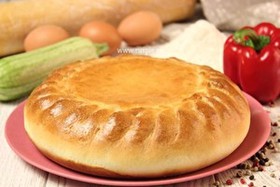 Пирог с кабачком и болгарским перцем - Фото