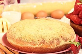 Пирог с клубникой - Фото