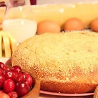 Пирог с орехом и брусникой Фото