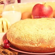 Пирог с яблоком и брусникой Фото
