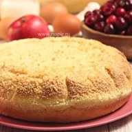 Пирог с яблоком и вишней Фото
