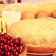 Пирог с орехом и клюквой Фото