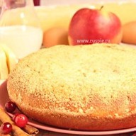 Пирог с яблоком и клюквой Фото