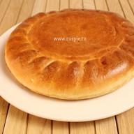 Пирог с капустой и черносливом постный Фото