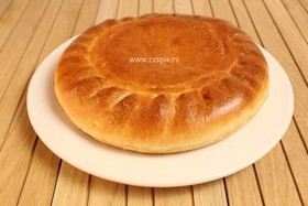 Пирог с капустой постный - Фото