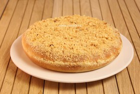 Пирог с орехом и черникой постный - Фото